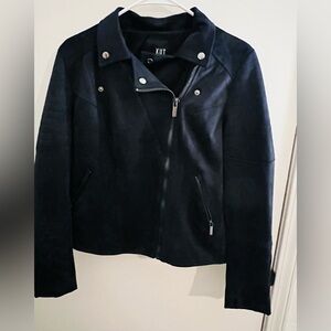 Kut from the Kloth Women's navy faux suede Jacket